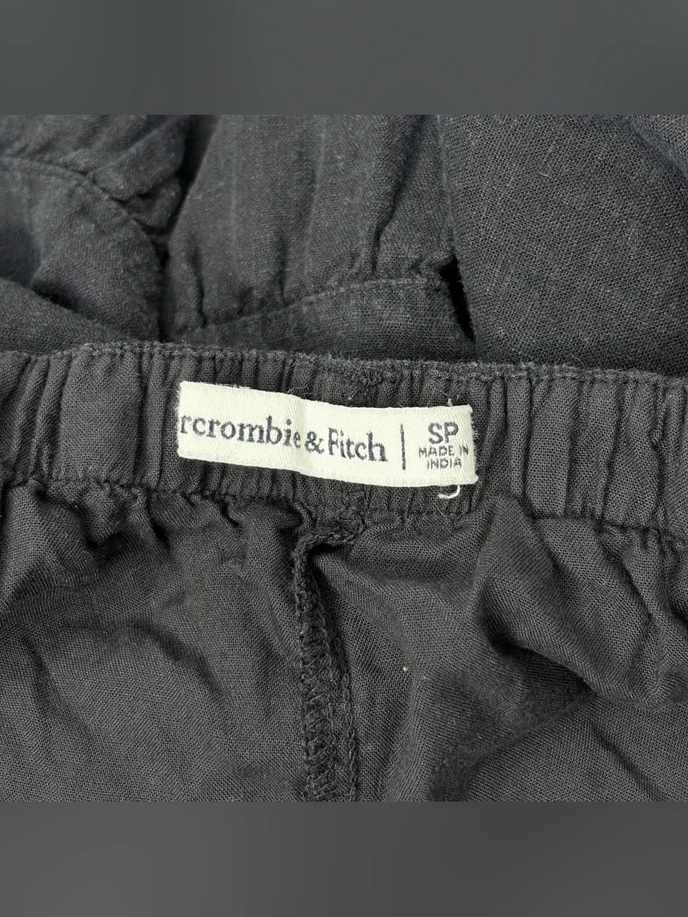Abercrombie & Fitch Black Cut Out Maxi Dress